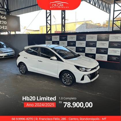 HYUNDAI HB20 1.0 12V FLEX LIMITED PLUS MANUAL HYUNDAI HB20 1.0 12V FLEX LIMITED PLUS MANUAL